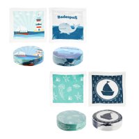 Magisches Handtuch Meer Maritim (4er Set) -...