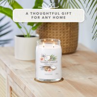 Yankee Candle Duftkerze im Glas (groß) COCONUT BEACH - Kerze mit Brenndauer bis zu 90 Stunden