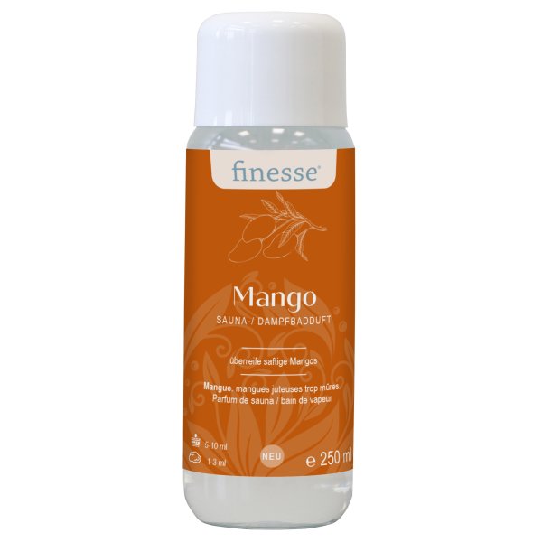 Saunaduft Mango, Finesse Sauna Aufguss Konzentrat 250ml, Saunadüfte für Zuhause