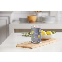 Yankee Candle Duftkerze im Tumbler Glas (groß) BLACK TEA & LEMON - Kerze mit Brenndauer bis zu 90 Stunden