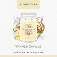 Yankee Candle Duftkerze im Glas (groß) BANOFFEE WAFFLE - Kerze mit Brenndauer bis zu 90 Stunden