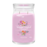 Yankee Candle Duftkerze im Glas (groß) HAND TIED BLOOMS - Kerze mit Brenndauer bis zu 90 Stunden