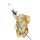 Tischleuchte Lampe Elefant H: 30 cm gold antik - Tischlampe, Dekoleuchte, Deko Lampe