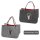 Filztasche Schwarzwald Heimatliebe, grau mit Stickerei 40x27 cm - Einkaufstasche, Heimat Handtasche, Geschenktasche Grau