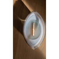 Woodwick Candle Trilogy Ellipse Duftkerze im Glas ICY WOODLAND - Kerze in Ellipsenform mit Holzdocht