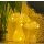 Dekoleuchte Pilz Glas H:18 cm, Weiss gepunktet,  Pilz Lampe mit LED Lichterkette, Dekolampe, Tischleuchte, Pilzlampe