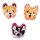 3er Set Mini Duschgel Tiere - Hund, Katze, Fuchs - Duschbad, Ostergeschenk, Weihnachtsgeschenk, Wichtelgeschenk, Mitbringsel, Kindergeburtstag
