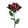 Gartenstecker Rote Rose H:70 cm aus Metall - Rosen Stecker, Blumenstecker, Gartendeko, Metalldeko, Dekofigur Garten