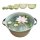 Glas Schwimmschale mit Schwimmkugel grün, 8-teilig **B-WARE** - Schwimmsortiment, Teichdeko, Schwimmkerzen, Tischdeko, Teelichthalter