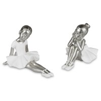 Dekofigur Skulptur Ballerina (2er Set) - Deko...