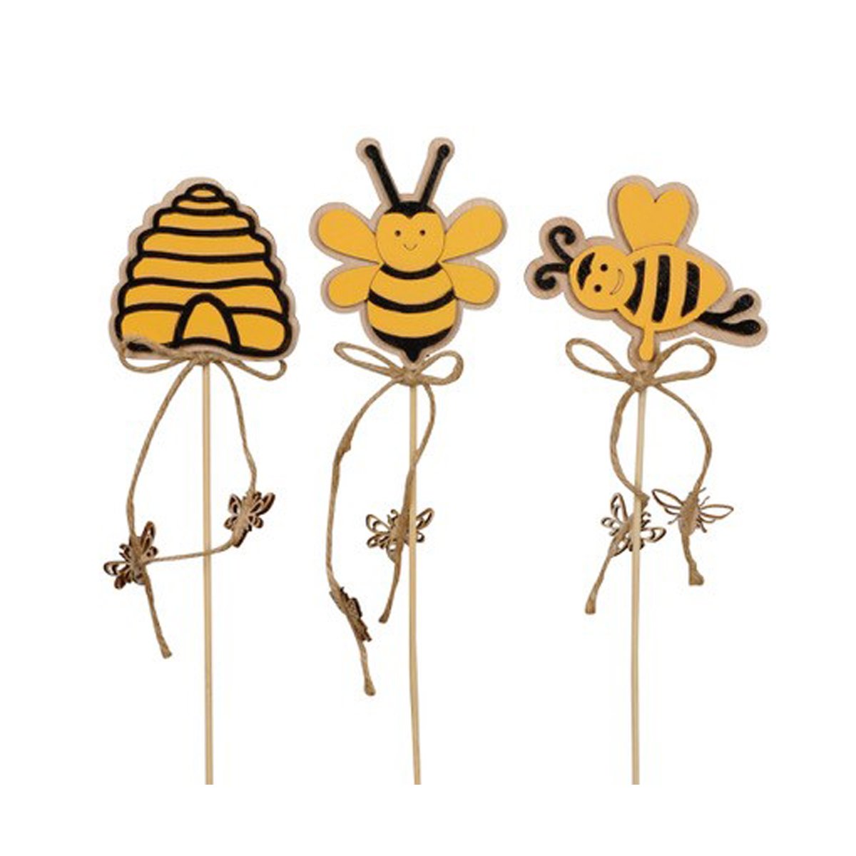 Handgefertigte Bienen Keramik Tassen Set: Kräutertee