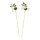 Blumenstecker Biene mit Blume 3D aus Metall (2er Set) - Frühlingsdeko, Pflanzstecker, Blumen Deko, Garten Deko