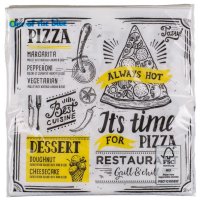 Servietten Tasty Pizza Time 20er Pack (33x33 cm) -...