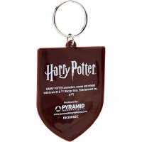 Schlüsselanhänger Harry Potter Gryffindor Wappen aus Gummi -  Taschenanhänger, Anhänger, Schlüssel
