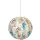 Papier Laterne Lampenschirm Birdhouse mit Vogel und Vogelhaus - Hängelaterne, Lampion Kinderzimmer, Zimmerlampe