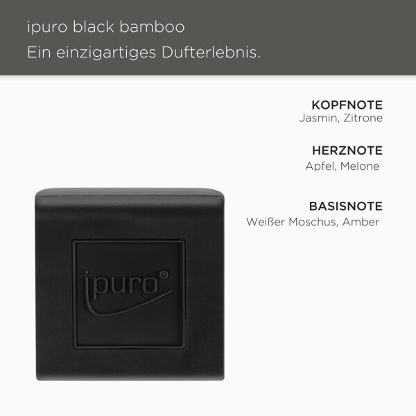Auto Duft, Lufterfrischer ipuro BLACK BAMBOO - ipuro car line, Raumdu, 5,50  €