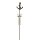Regenmesser Gartenstecker Anker H:84 cm aus Gusseisen - Deko Niederschlagsmesser maritim, Schiff, Küste, maritime Gartendeko Meer, Metalldeko