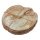 Untersetzer Baumstamm (4er Set) D:18 cm aus Holz - Holzuntersetzer, Untersetzer für Trinkglas, Deko Kerzenuntersetzer, Glasuntersetzer