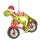 Baumschmuck Dinosaurier mit Fahrrad - Baumkugel Dino, Weihnachtsdeko, Christbaumkugel, Christbaumschmuck, Weihnachten