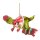 Baumschmuck Dinosaurier auf Skateboard - Baumkugel Dino, Weihnachtsdeko, Christbaumkugel, Christbaumschmuck, Weihnachten