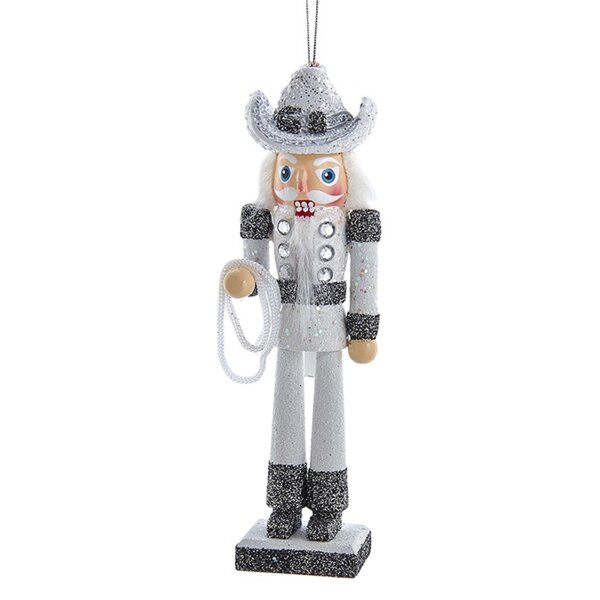 Hänger Nussknacker Rhinestone Cowboy H: 15 cm - Baumschmuck Hollywood Nutcrackers Rhinestone Cowboy
