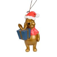 Baumschmuck Winnie Pooh der Bär mit Geschenk -...