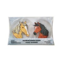 2er Set Taschenwärmer Pferd Pferdekopf - Wichtelgeschenk - Handwärmer - Taschenheizkissen