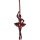 Baumschmuck Ballerina rosa rot (4er Set) - Ballett Weihnachtsdeko, Christbaumschmuck Ballettänzerin, Deko Weihnachten