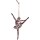 Baumschmuck Ballerina rosa rot (4er Set) - Ballett Weihnachtsdeko, Christbaumschmuck Ballettänzerin, Deko Weihnachten
