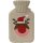 Wärmflasche Rentier, 1 L mit Strickbezug - Bettflasche Weihnachten, Wärmekissen