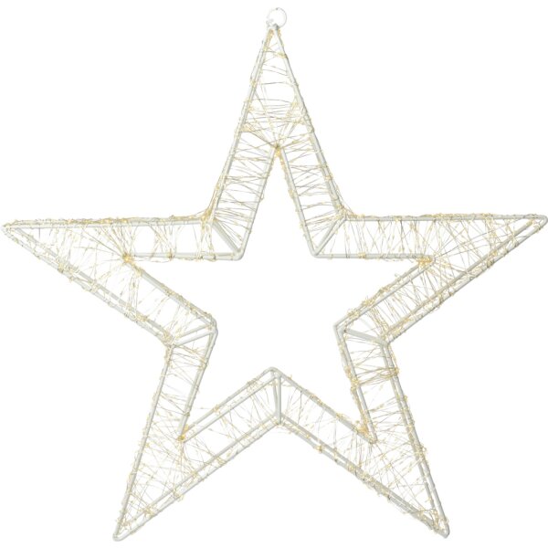 Großer LED Stern Weihnachtsstern D: 50cm zum Hängen mit 1440 LED warmweiss - Deko Weihnachten, Adventsdeko, Hänger Advent, Weihnachtsstern, Lichterkette