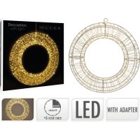 LED Kranz Ring D: 38cm zum Hängen mit 960 LED...