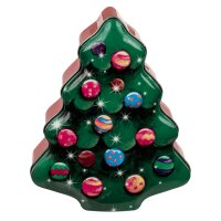 Keksdose Weihnachtsbaum - Gebäckdose Tannenbaum,...