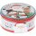 Gebäckdose Keksdose Merry Christmas rund (3er Set) - Geschenkdose, Plätzchendose, Blechdose, Vorratsdose für Kekse
