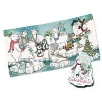 Magisches Handtuch Krippe Weihnachten 60x30 cm -...