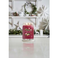 Yankee Candle Duftkerze im Glas (groß) HOLIDAY CHEER - Kerze mit Brenndauer bis zu 90 Stunden