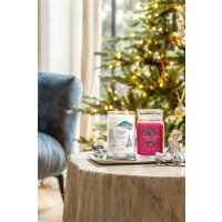 Yankee Candle Duftkerze im Glas (groß) SPARKLING WINTERBERRY - Kerze mit Brenndauer bis zu 90 Stunden