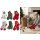 6 Paar Kuschelsocken Weihnachten XMAS - Hüttensocken, Wintersocken, Hausschuh Socken, Wohlfühlsocken, Strumpf, Hütten-Strümpfe