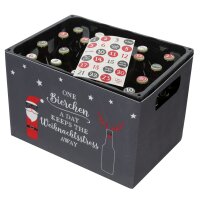 Adventskalender Bastelset für Bierkasten DIY mit 24...