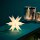 LED Stern 3D weiß D:10 cm zum Hängen oder Stellen - Deko Weihnachten, Adventsdeko, Hänger Advent, Weihnachtsstern, Lichterkette