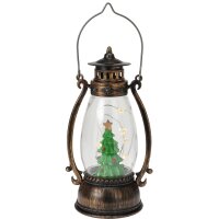 LED Laterne Weihnachten H:14 cm verschiedene Motive - Deko Weihnachten, Adventsdeko, Advent Kerze, Schneemann, Tannenbaum, Santa, Lichterkette