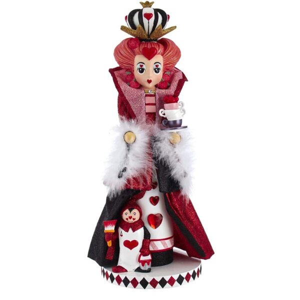 Nussknacker Queen of Hearts H: 45 cm, Hollywood Nutcrackers Collection - Sammlerstück aus Alice im Wunderland