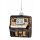 Baumschmuck Klavier schwarz gold *B-WARE* - Piano Baumanhänger, Pianisten Christbaumkugel, Weihnachten, Weihnachtsdeko