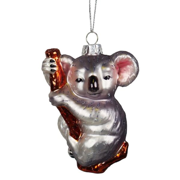 Baumschmuck Koala Bär - Hänger Tiere, Baumkugel Wildtier, Weihnachtsdeko, Christbaumkugel, Weihnachten