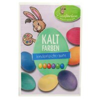 Eierfarben Ostern Kaltfarben, 5 Eierfärbetabletten -...