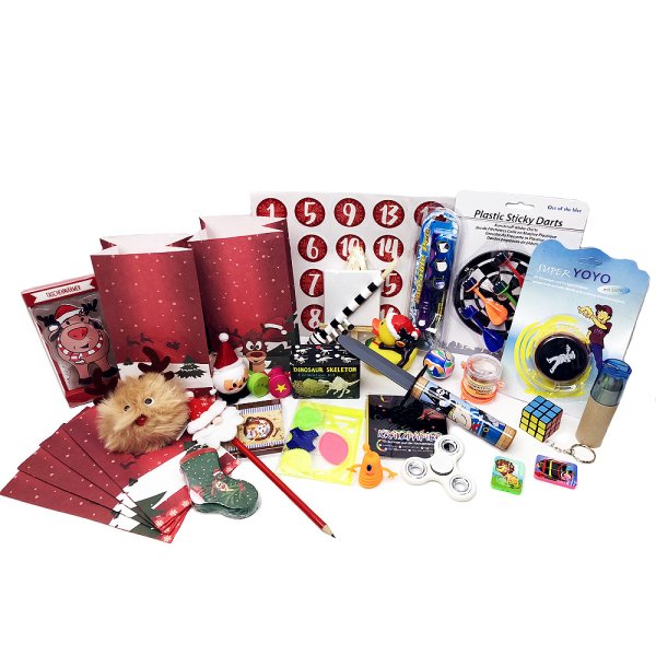Fertiger Adventskalender inkl. 24 Geschenken für Jungen - Adventskalenderfüllung