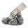 Flaschenhalter Affe, silber - Affen Skulptur, Wein Flaschen Halter Karibik, exotische Geschenkidee