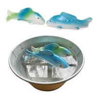 Regenbogen Koi Karpfen 22 cm (2er Set) aus Porzellan...