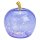 Dekoleuchte Apfel Leuchte (M) Glas, Helllila,  Apfel Lampe mit LED Lichterkette, Dekolampe, Tischleuchte, Apfellampe