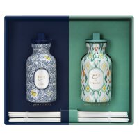 Geschenkset Raumduft ipuro X CAPRI + MALLORCA 2x50 ml - Duftstäbchen, Keramik Verdunster, Diffuser, Raum Duft